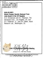 AIAA'83  AIAA-83-0021     PDF电子版封面     