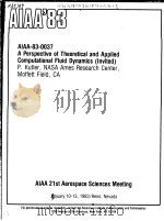 AIAA'83  AIAA-83-0037     PDF电子版封面     