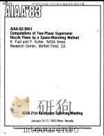 AIAA'83  AIAA-83-0041     PDF电子版封面     