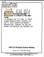 AIAA'83  AIAA-83-0042     PDF电子版封面     