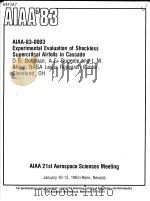 AIAA'83  AIAA-83-0003     PDF电子版封面     