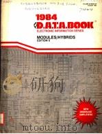 1984 D.A.T.A.BOOK ELECTRONIC INFORMATION SERIES:MODULES/HYBRIDS  EDITION 5     PDF电子版封面     