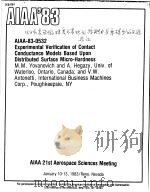 AIAA'83 AIAA-83-0532     PDF电子版封面     