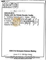 AIAA'83 AIAA-83-0513（ PDF版）