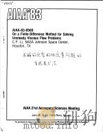 AIAA'83 AIAA-83-0560     PDF电子版封面     
