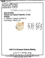 AIAA'83 AIAA-83-0549     PDF电子版封面     