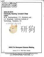 AIAA'83 AIAA-83-0475     PDF电子版封面     