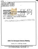 AIAA'83 AIAA-83-0467     PDF电子版封面     