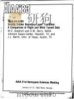 AIAA'83 AIAA-83-0485     PDF电子版封面     