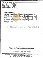 AIAA'83 AIAA-83-0459     PDF电子版封面     