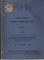 1983 JANNAF PROPULSION MEETING VOLUME 1     PDF电子版封面     