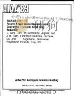 AIAA'83 AIAA-83-0137     PDF电子版封面     