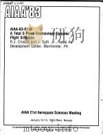 AIAA'83 AIAA-83-0139     PDF电子版封面     