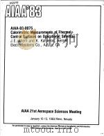 AIAA'83 AIAA-83-0075     PDF电子版封面     