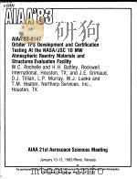 AIAA'83 AIAA-83-0147     PDF电子版封面     