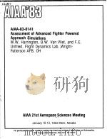 AIAA'83 AIAA-83-0141     PDF电子版封面     