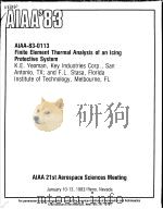 AIAA'83 AIAA-83-0113     PDF电子版封面     