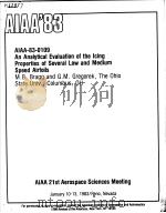 AIAA'83 AIAA-83-0109     PDF电子版封面     