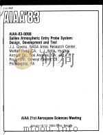 AIAA'83 AIAA-83-0098     PDF电子版封面     