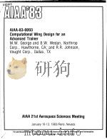 AIAA'83 AIAA-83-0093     PDF电子版封面     