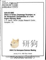 AIAA'83 AIAA-83-0085     PDF电子版封面     