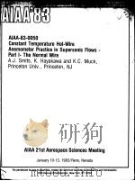 AIAA'83 AIAA-83-0050     PDF电子版封面     