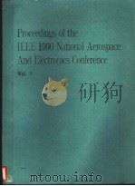PROCEEDINGS OF THE IEEE 1990 NATIONAL AEROSPACE AND ELECTRONINCS CONFERENCE  VOLUME 3     PDF电子版封面     
