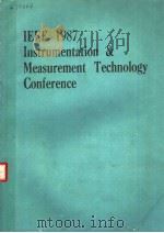 IEEE 1987 INSTRUMENTATION AND MEASUREMENT TECHNOLOLGY CONFERENCE     PDF电子版封面     