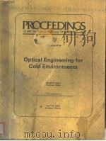 PROCEEDINGS OF SPIE-THE INTERNATIONAL SOCIETY FOR OPTICAL ENGINEERING VOLUME 414 OPTICAL ENGINEERING（ PDF版）