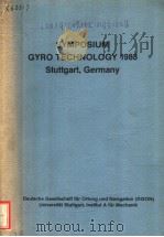 DEUTSCHE GESELLSCHAFT FUR ORTUNG UND NAVIGATION UNIVERSITAT STUTTGART INSTITUT A FUR MECHANIK SYMPOS     PDF电子版封面    H.SORG 