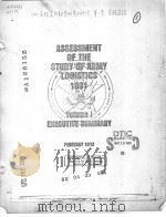 ASSESSMENT OF THE STUDY OF ARMY LOGISTICS 1981 VOLUME 1 EXECUTIVE SUMMARY     PDF电子版封面     