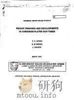 RECENT FINDINGS AND DEVELOPMENTS IN CHROMIUM PLATED GUN TUBES     PDF电子版封面    V.P.GRECO  G.D'ANDREA  J.WALD 