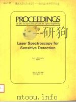 PROCEEDINGS OF SPIE-THE INTERNATIONAL SOCIETY FOR OPTICAL ENGINEERING VOLUME 286 LASER SPECTROSCOPY（ PDF版）