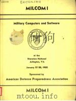MILITARY COMPUTERS AND SOFTWARE     PDF电子版封面     