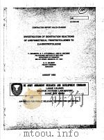 INVESTIGATION OF DENITRATION REACTIONS OF UNSYMMETRICAL TRINITROTOLUENES TO 2，4-DINITROTOLUENE     PDF电子版封面     