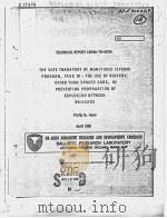 THE SAFE TRANSPORT OF MUNITIONS （STROM）PROGRAM，TASK 10-THE USE OF BUFFERS，OTHER THAN SPACER CARS，IN     PDF电子版封面    PHILIP M.HOWE 