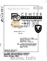 LASER HEAT TREATMENT OF TRACK COMPONENTS IN COMBAT VEHICLES （PHASE 1）     PDF电子版封面     