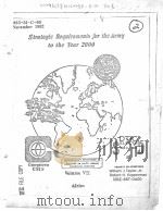 STRATEGIC REQUIREMENTS FOR THE ARMY TO THE YEAR 2000 VOLUME 7 AFRICA     PDF电子版封面     