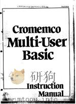 CROMEMCO MULTI-USER BASIC INSTRUCTION MANUAL     PDF电子版封面     