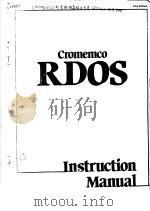 CROMEMCO RDOS INSTRUCTION MANUAL     PDF电子版封面     