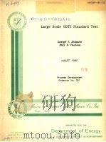 LARGE SCALE ODTX STANDARD TEST     PDF电子版封面    GEORGE T.SCHMITZ  BILLY D.FAUB 