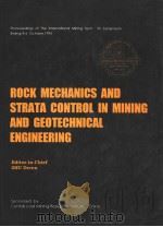 ROCK MECHANICS AND STRATA CONTROL IN MINING AND GEOTECHNICAL ENGINEERING（ PDF版）