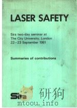 LASER SAFETY SUMMARIES OF CONTRIBUTIONS     PDF电子版封面     