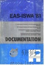 EAS-ISWA'81 DOCUMENTATION     PDF电子版封面     