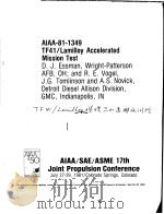 AIAA-81-1349 TF41/LAMILLOY ACCELERATED MISSION TEST（ PDF版）