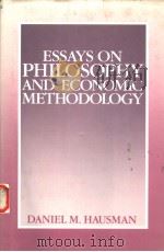 ESSAYS ON PHILOSOPHY AND ECONOMIC METHODOLOGY（ PDF版）