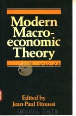MODERN MACRO-ECONOMIC THEORY   1983  PDF电子版封面  0631143564   