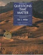 QUESTIONS THAT MATTER  AN INVITATION TO PHILOSOPHY  THIRD EDITION（1992 PDF版）