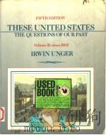 THESE UNITED STATES  THE QUESTIONS OF OURPAST  VOLUME 2:SINCE 1865  FIFTH DEITION   1992  PDF电子版封面  0139143181   