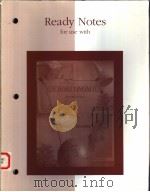 READY NOTES FOR USE WITH MICROECONOMICS  SECOND EDITION   1995  PDF电子版封面  0256138516   